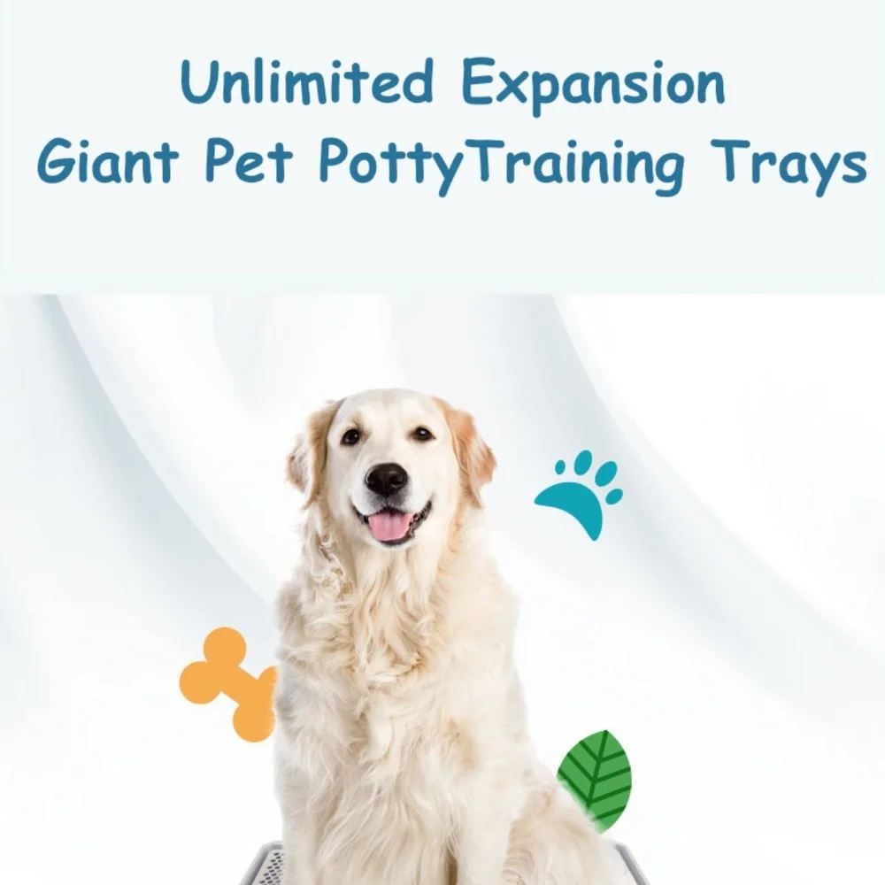 Indoor Dog Pet Puppy Potty Training Toilet Tray Pad Holder - Giant Size